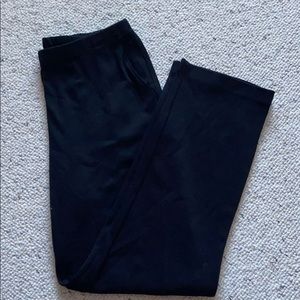 Croft & Barrow basic black straight sweatpants